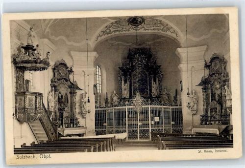 Sulzbach St. Anna Kirche Innenansicht AKU1