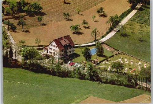 Glottertal Fliegeraufnahme, Pension Kandelblick