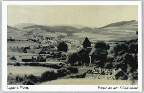 32676 W4927 Lügde - an der Kilianskirche