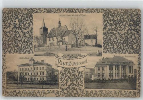 Rtyne v Podkrkonosi - Kirche, Schule