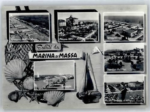 Marina di Massa Strand, Segelboot