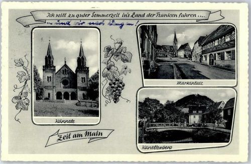 97475 W8729 Zeil a. Main - Käppele, Marktplatz, Kapellenberg