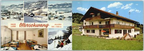 Ofterschwang Klapp-Karte Gasthaus Luise