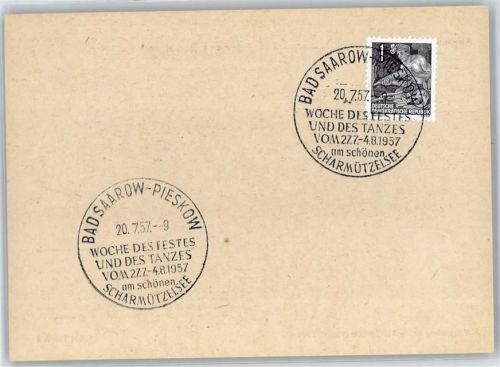 Bad Saarow Sonderstempel