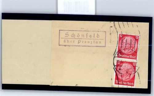 Prenzlau Landpoststempel Schönfeld