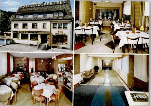 Stromberg Hotel Goldenfels Kegelbahn Gastraum