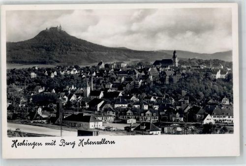Hechingen Blick mit Burg Hohenzollern