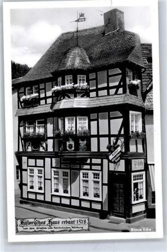 Adenau Historisches Haus Blaue Ecke