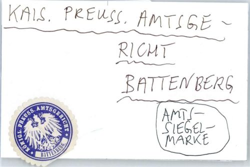 Battenberg Preussisches Amtsgericht