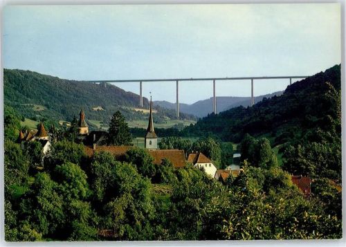 74523 W7176 Braunsbach - Kochertalbrücke Geislingen am Kocher