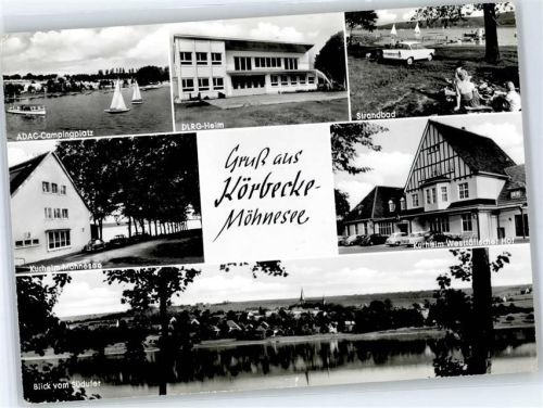 59519 W4773 Körbecke , Möhnesee - Campingplatz Strandbad Kurheim