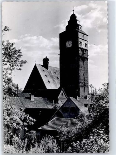 35423 W6302 Lich , Hess - Kirche Wehrturm