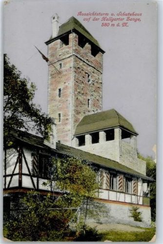 Hallgarten Aussichtsturm Schutzhaus auf der Hallgarter Zange