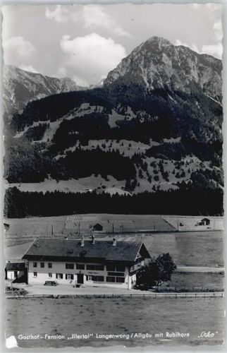 87538 W8975 Langenwang , Allgäu - Gasthaus Pension Illertal Rubihorn