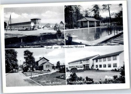 Viernheim Im Industriegebiet Waldschwimmbad Bahnhof Friedrich-Fröbel-Schule