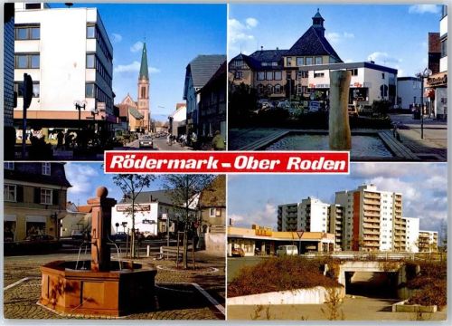Ober-Roden Kirche Rathausplatz Marktplatz