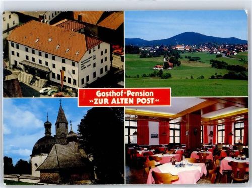 Bischofsmais Gasthaus Pension Zur alten Post Kirche