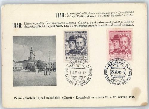 Kromeriz 1948 100 Jahre 1848-1948