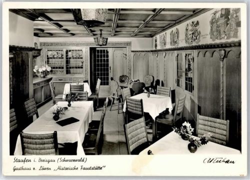 Staufen Gasthaus zum Löwen Historische Fauststätte