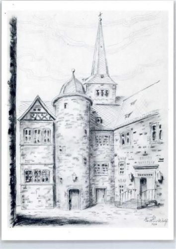 Schlüchtern Kloster Abtswohnung und Westurm