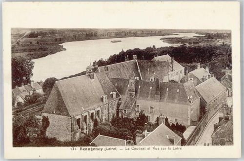 45190 Beaugency - Le Couvent et Vue sur la Loire
