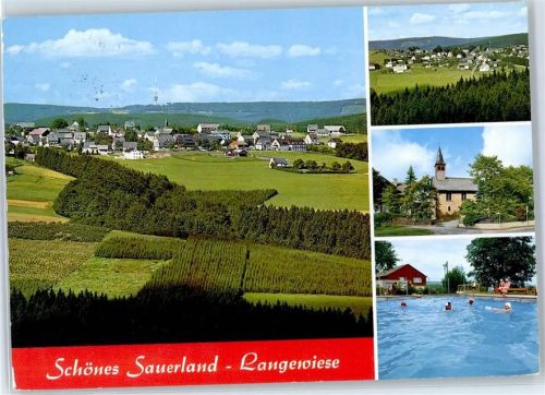 Langewiese Kirche Schwimmbad