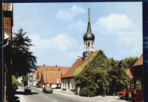 Hooksiel Hauptstrasse Kirche Apotheke