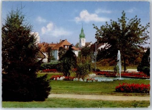63179 W6053 Obertshausen - Park Springbrunnen Kirche
