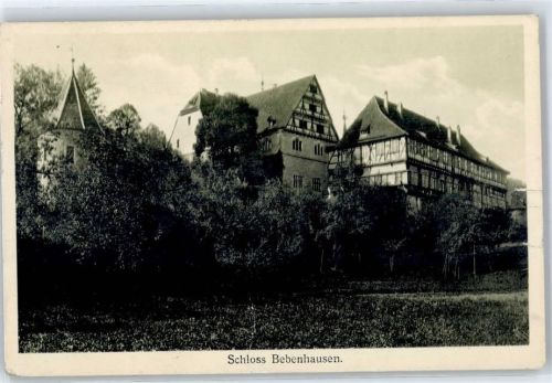 72070 W7400 Bebenhausen , Württ - Schloss Bebenhausen