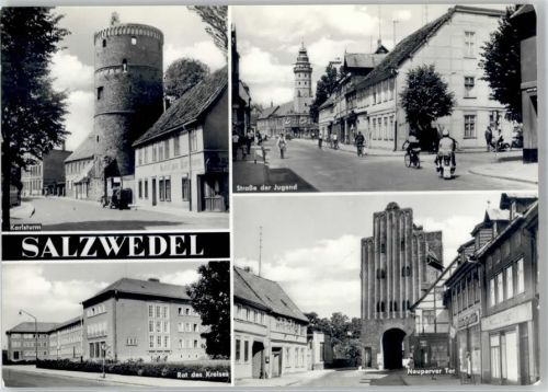 Salzwedel Karlsturm Straße der Jugend Rat des Kreises Neuperver Tor