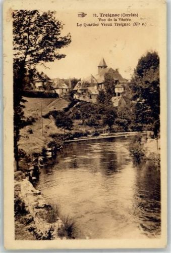 Treignac 1931 Kirche