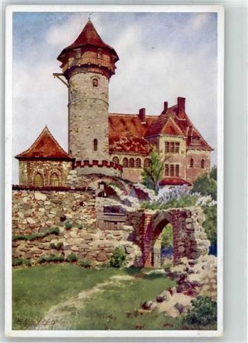 Most 1941 Gasthaus Schlossberg sign. Wilh. Fischer