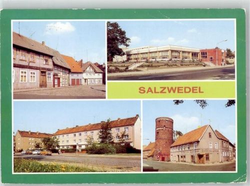 Salzwedel Altstadt Gasthaus Stadt Salzwedel Wilhelm Pieck Strasse Karlsturm Flugpost