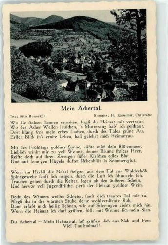 Achern Mein Achertal