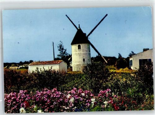 Saint-Jean-de-Monts Windmühle Moulin de la plaine