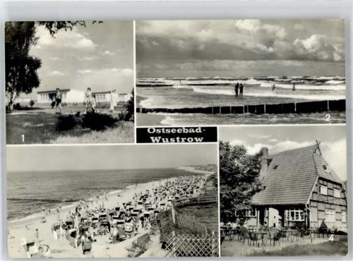 18347 O2598 Ostseebad Wustrow - Cafe Sonnenhof Strand Urlauberdorf
