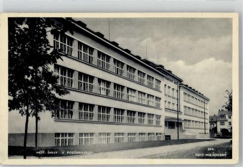 Podebrady 1943 Schule