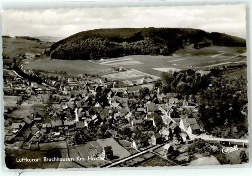 Bruchhausen Fliegeraufnahme Bahnpost Braunschweig Altenberg Zug Nr. 02402