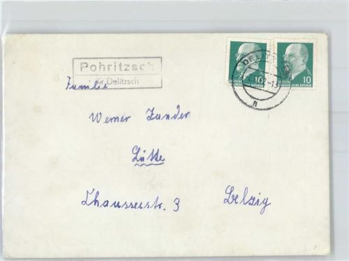Pohritzsch Landpoststempel