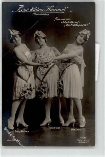 Feiner, Betty Kreith, Elli Ehlis, Mia Zur wilden Hummel