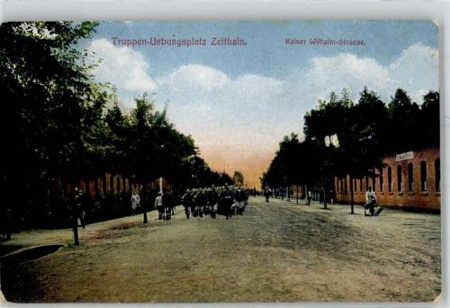 Zeithain Truppen Übungsplatz Kaiser Wilhelm Strasse Soldaten