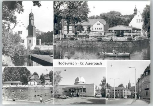 Rodewisch Schlossinsel Schwimmbad Schulsternwarte Karl-Marx-Platz