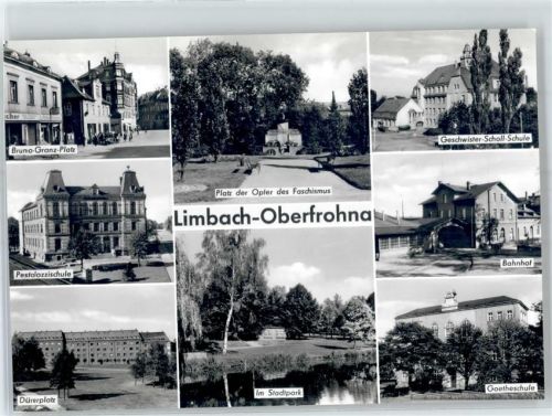 09212 O9102 Limbach-Oberfrohna - Bruno-Granz-Platz Pestalozzischule Dürerplatz Stadtpark