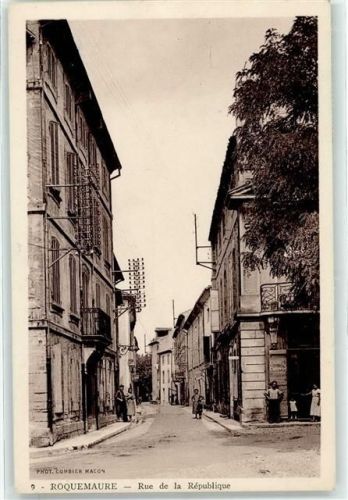 Roquemaure 1938 Rue de la Republique