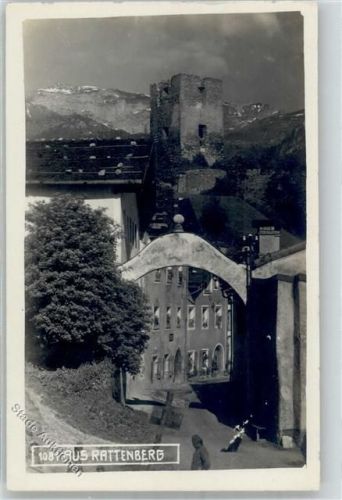 6240 Rattenberg - Schloss Rattenberg Dorfpartie