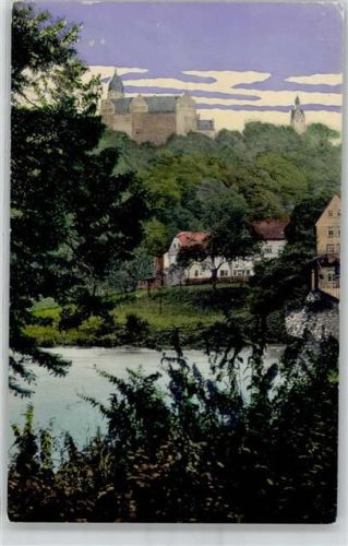 Rochsburg Blick auf Schloss Rochsburg