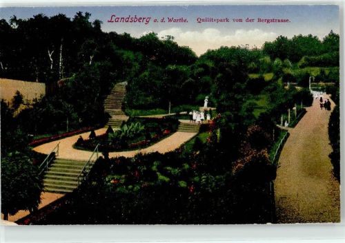 Landsberg a.d. Warthe Quilitzpark von der Bergstraße