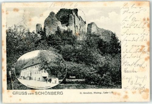 Schönberg Ruine Hohengeroldseck