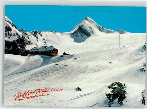 Krefelder Hütte Winter Gasthaus