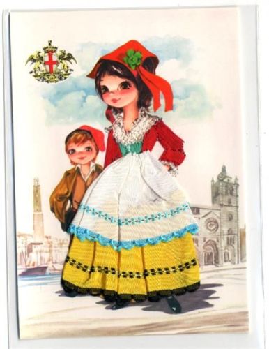 Frau Tracht Ligurien